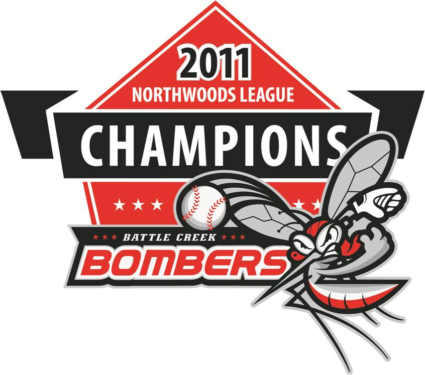 Battle Creek Bombers 2011 Champion Logo iron on transfers for T-shirts